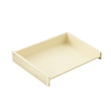 Birch Field Empty Under-Desk Cable Tray - Cream