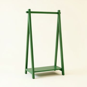 Brook Brook Empty Garment Rack - Green (synthetic illustration; no displayed measurements)