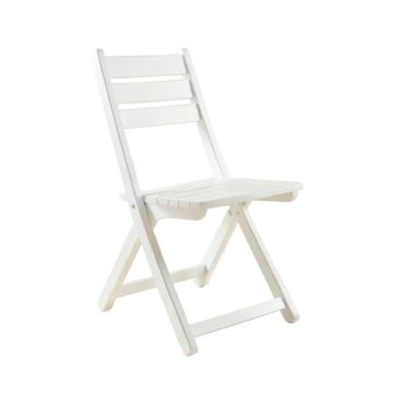 Sage Arc Folding Outdoor Chair - White