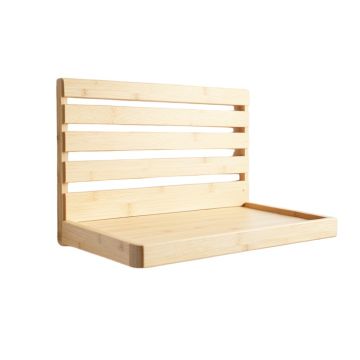Sage Branch Wall-Mounted Entryway Organizer Shelf - Ivory