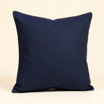 Navy Throw Pillow (synthetic illustration; no displayed measurements)