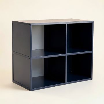 Clay Arc Desktop Shelving Unit (synthetic illustration; no displayed measurements)