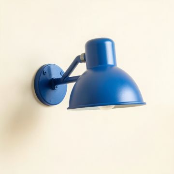 Meadow Crossing Wall Sconce Mounted On A Plain Wall - Blue (synthetic illustration; no displayed measurements)