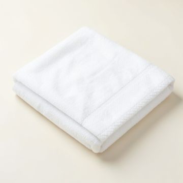 Field Falls Bath Towel - White (synthetic illustration; no displayed measurements)