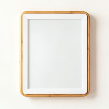 River Arc Framed Wall Mirror - White (synthetic illustration; no displayed measurements)