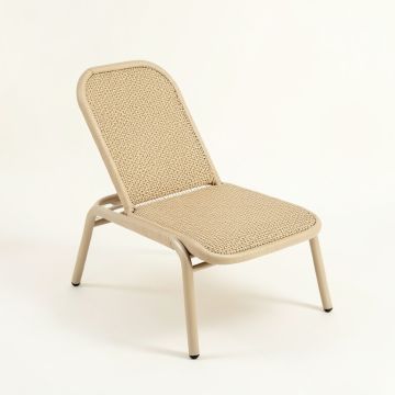 Stone Crest Outdoor Lounge Chair - Beige (synthetic illustration; no displayed measurements)
