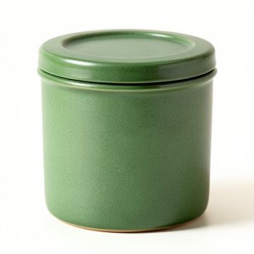 Aspen Bridge Storage Canister With Lid - Green (synthetic illustration; no displayed measurements)
