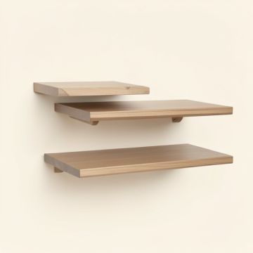 3 Piece Floating Shelf Set (synthetic illustration; no displayed measurements)