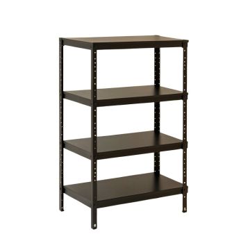 Clay Bend Empty Seed-Starting Shelving Unit Without Lights - Black
