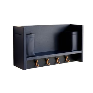 Meadow Branch Wall-Mounted Entryway Organizer Shelf - Navy
