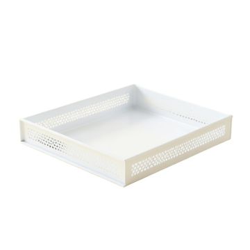 Heath Bend Empty Under-Desk Cable Tray - White