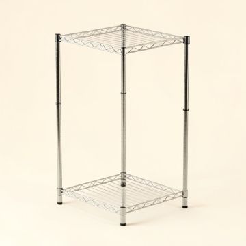 Jonathan 70.87 '' H X 26.77 '' W X 26.77 '' D Wire Shelving Rack Corner Unit Storage (synthetic illustration; no displayed measurements)