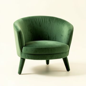 Cliff Bridge Upholstered Armchair - Green (synthetic illustration; no displayed measurements)