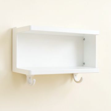 Linden Canyon Wall-Mounted Entryway Organizer Shelf - White (synthetic illustration; no displayed measurements)