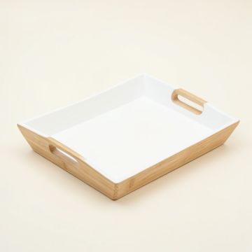 Linden Crossing Serving Tray - White (synthetic illustration; no displayed measurements)