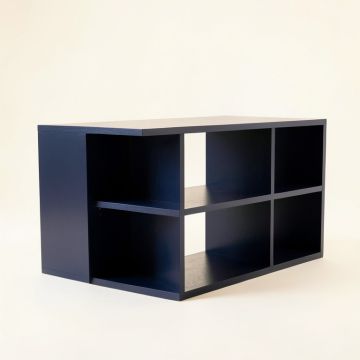Fern Bridge Desktop Shelving Unit - Navy (synthetic illustration; no displayed measurements)