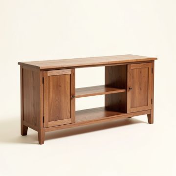 Collins 60 '' Solid Wood Console Table (synthetic illustration; no displayed measurements)