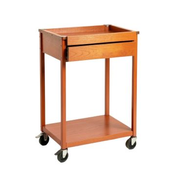 Laurel Dale Empty Rolling Workshop Cart - Terracotta