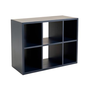 Wren Crest Desktop Shelving Unit - Navy