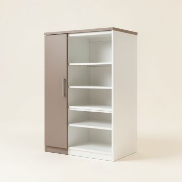 Modular Storage 90.14 '' W - 99 '' W Closet System Reach-In Sets (synthetic illustration; no displayed measurements)