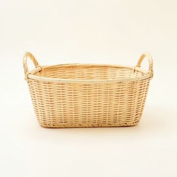 Ash Brook Empty Storage Basket - Ivory (synthetic illustration; no displayed measurements)