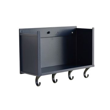 Slate Bluff Wall-Mounted Entryway Organizer Shelf - Navy