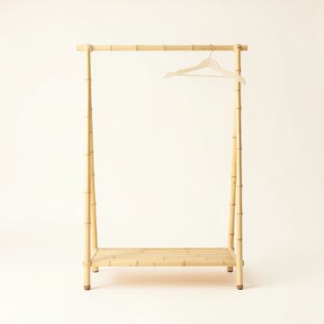 Field Bend Empty Garment Rack - Ivory (synthetic illustration; no displayed measurements)