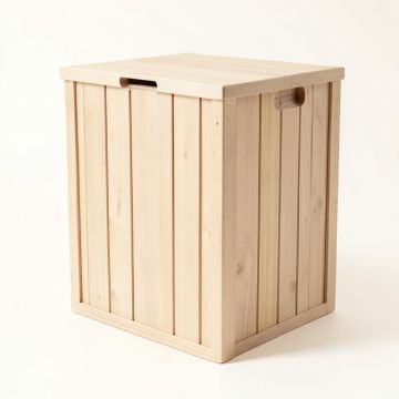 Shore Brook Closed Outdoor Storage Box - Beige (synthetic illustration; no displayed measurements)