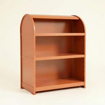 Bay Fold Desktop Shelving Unit - Terracotta (synthetic illustration; no displayed measurements)
