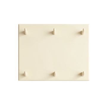 Shore Crest Empty Wall-Mounted Tool Organizer Panel - Cream