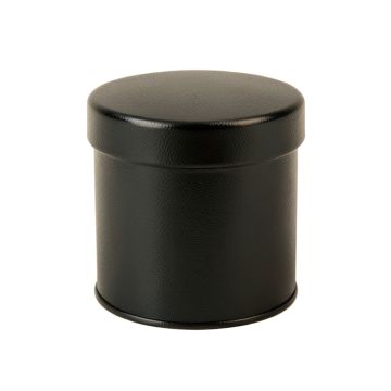 Hazel Bend Storage Canister With Lid - Black