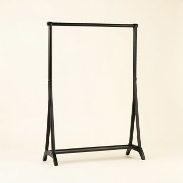 Holly Crossing Empty Garment Rack - Black (synthetic illustration; no displayed measurements)