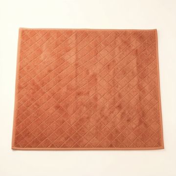 Summit Edge Bath Mat - Terracotta (synthetic illustration; no displayed measurements)