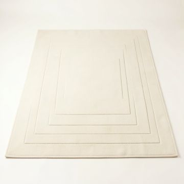 Elm Branch Rectangular Outdoor Rug - Ivory (synthetic illustration; no displayed measurements)