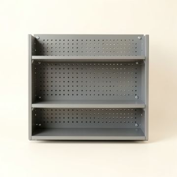 Ash Branch Empty Wall-Mounted Tool Organizer Panel - Gray (synthetic illustration; no displayed measurements)