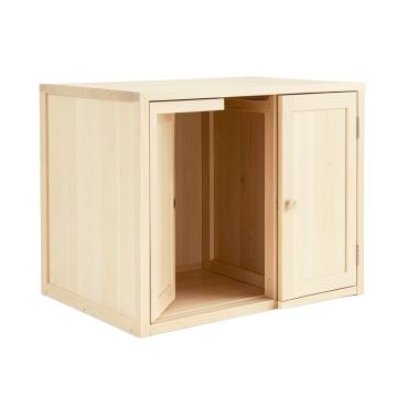 Dawn Edge Empty Furniture-Style Litter Enclosure - Ivory