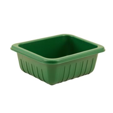Cliff Crest Empty Railing Planter With Integral Brackets - Green