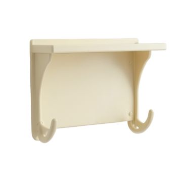 Oak Bluff Wall-Mounted Entryway Organizer Shelf - Cream
