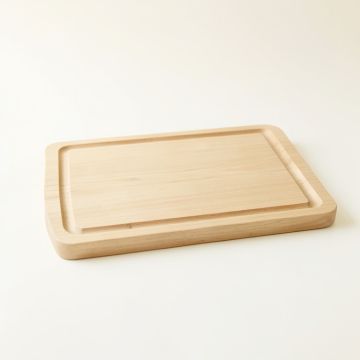 Rowan Arc Cutting Board - Beige (synthetic illustration; no displayed measurements)