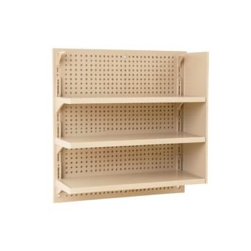 Glen Brook Empty Wall-Mounted Tool Organizer Panel - Beige