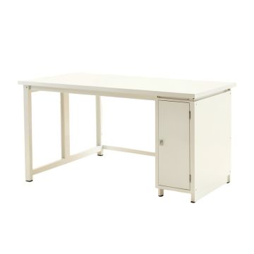 Glen Bridge Empty Workshop Workbench - White