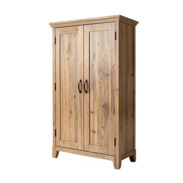 Cerna Farmhouse Storage Armoire