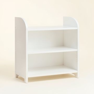 Rowan Crest Desktop Shelving Unit - White (synthetic illustration; no displayed measurements)