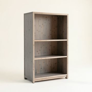 Field Brook Freestanding Bookcase - Gray (synthetic illustration; no displayed measurements)