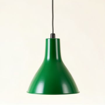Glen Arc Pendant Light Suspended From One Plain Cable (synthetic illustration; no displayed measurements)