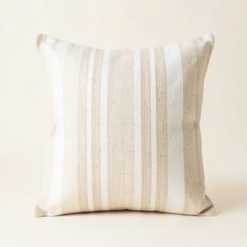 Wren Crest Filled Accent Pillow - Ivory (synthetic illustration; no displayed measurements)