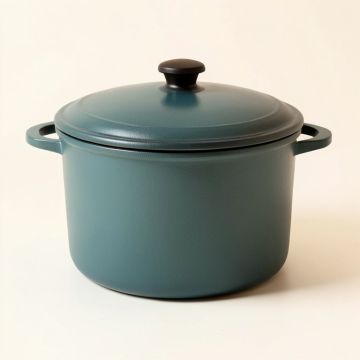 Ayesha Collection Cast Iron Dutch Oven With Lid , 6-Quart (synthetic illustration; no displayed measurements)