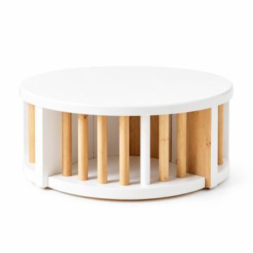 Shore Branch Shoe Storage Bench - White