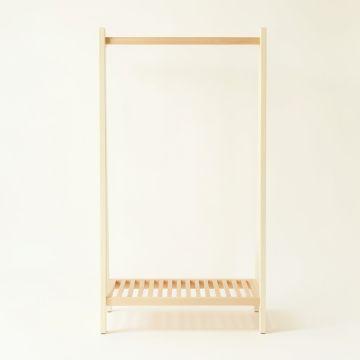 Stone Branch Empty Garment Rack - Cream (synthetic illustration; no displayed measurements)