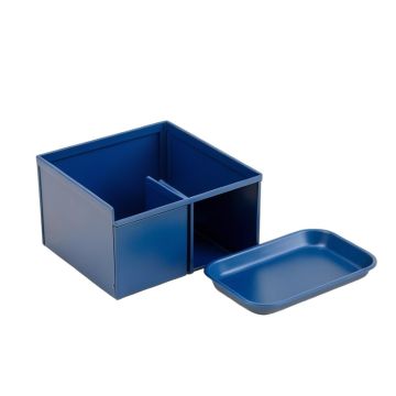 Cedar Bridge Empty Coffee-Station Organizer - Blue